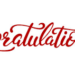 congratulation