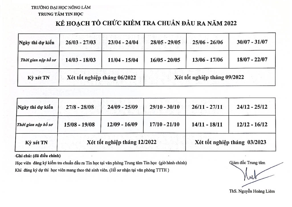 lich thi chuan tin hoc 2022 dieu chinh