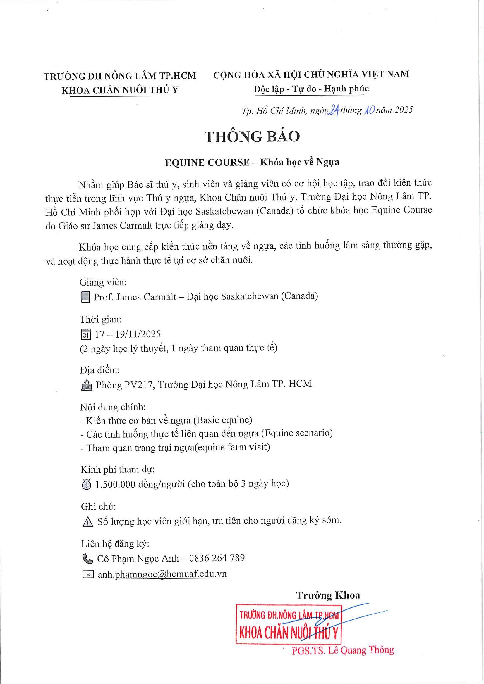 thong bao khoa hoc ngua