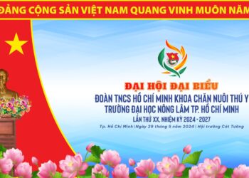 ĐẠI HỘI ĐẠI BIỂU ĐOÀN THANH NIÊN CỘNG SẢN HỒ CHÍ MINH KHOA CHĂN NUÔI THÚ Y LẦN THỨ XX NHIỆM KÌ 2024-2027